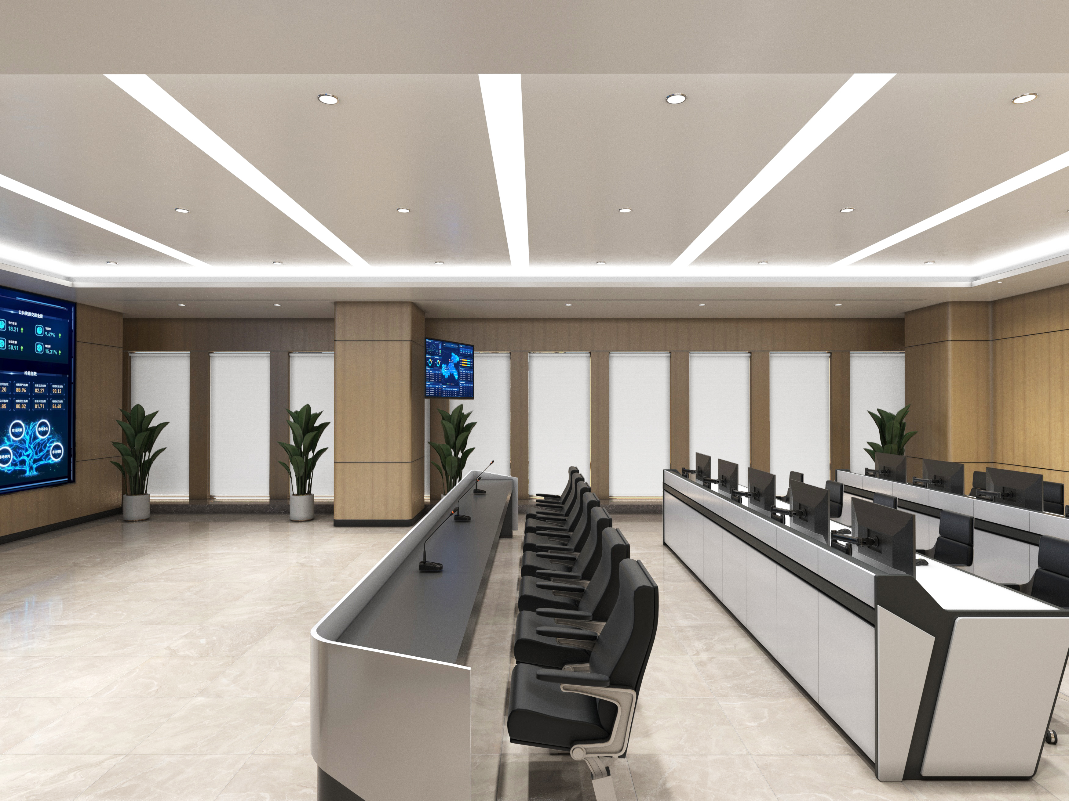 山西交控应急指挥调度中心工装设计方案丨中国山西-21