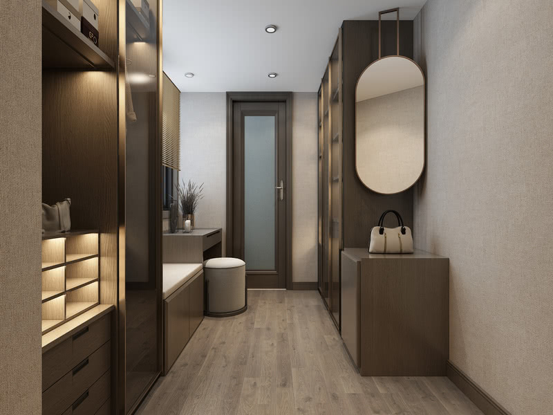 阜阳市绿城明月双清190平新中式大平层设计-16