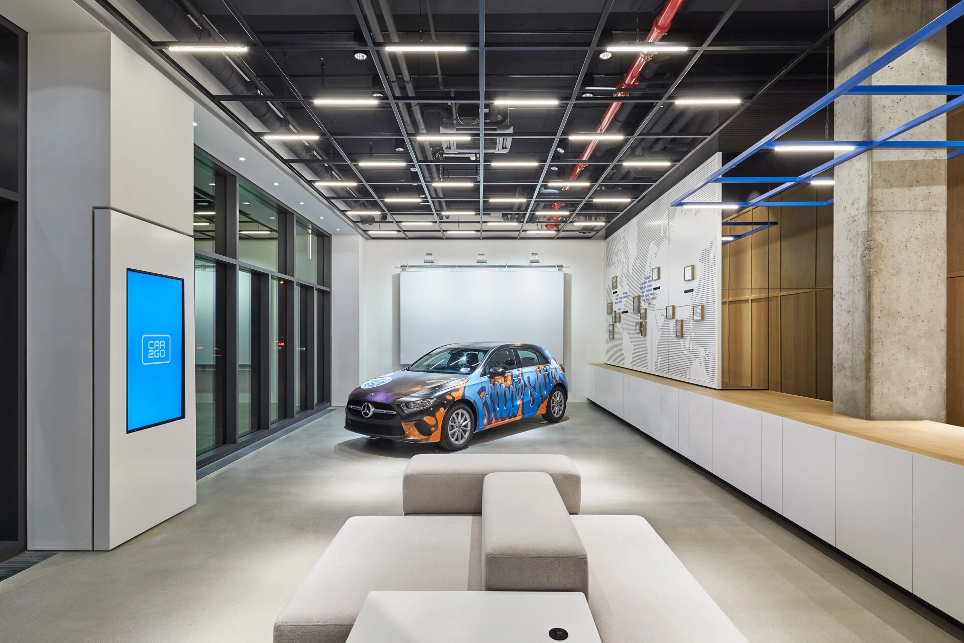 car2go 展厅丨德国柏林丨Micha Klein 和 Sherief Sabt-5