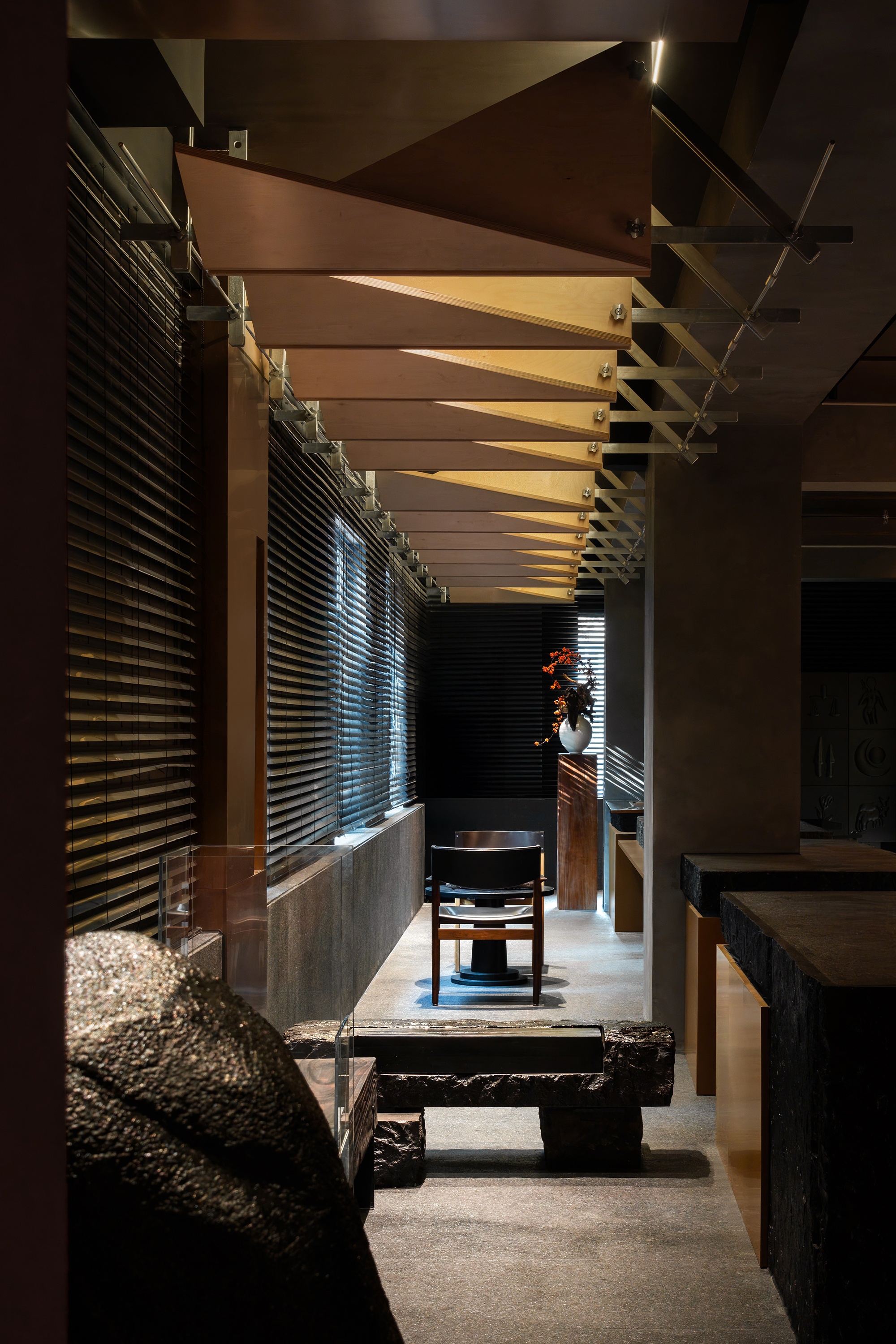 隐逸东方·五韵流形 北京300㎡餐饮空间丨中国北京丨营造清美空间-28