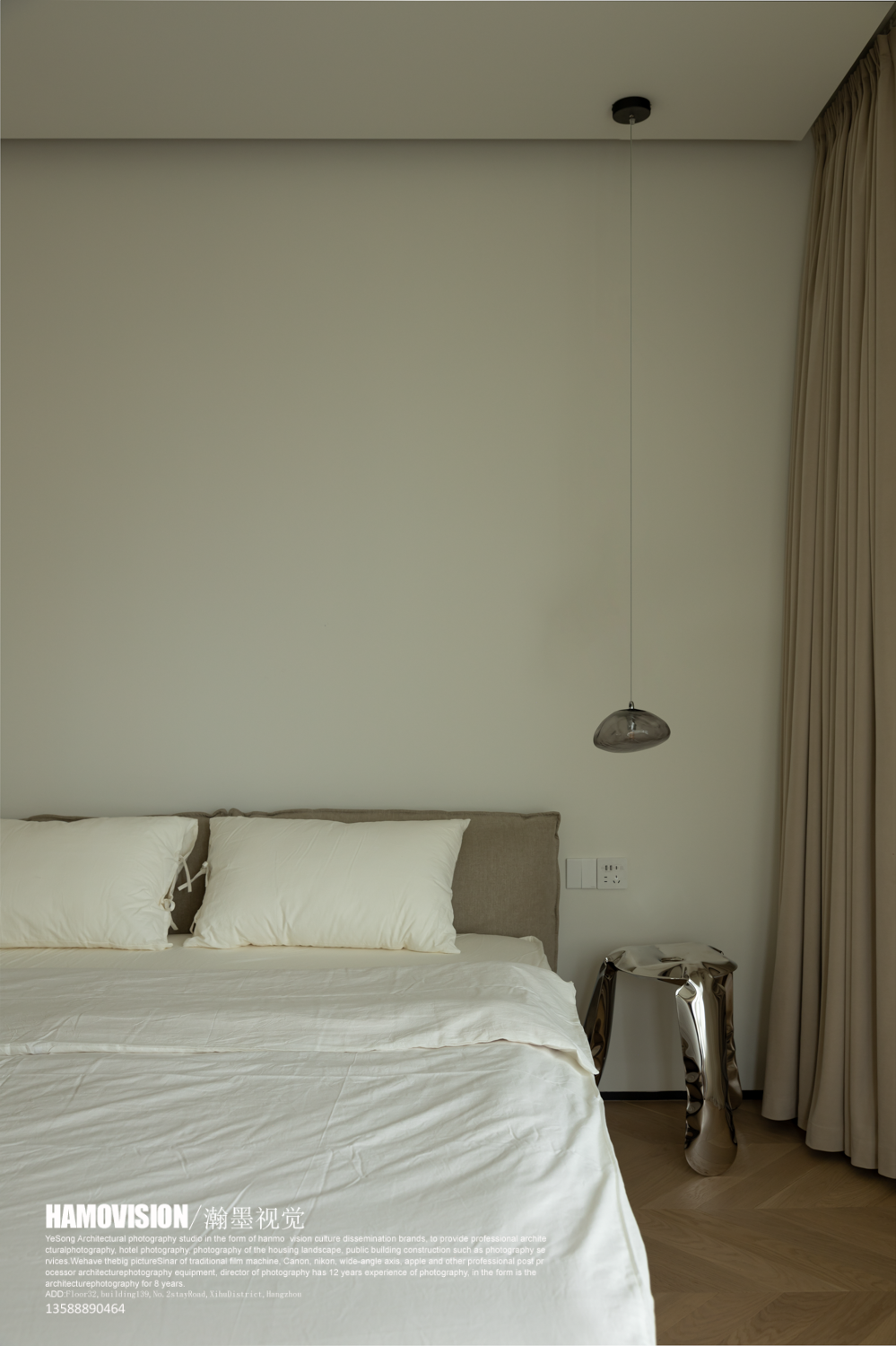 奶油色空间中的极简艺术丨中国上海丨年·演播室-63