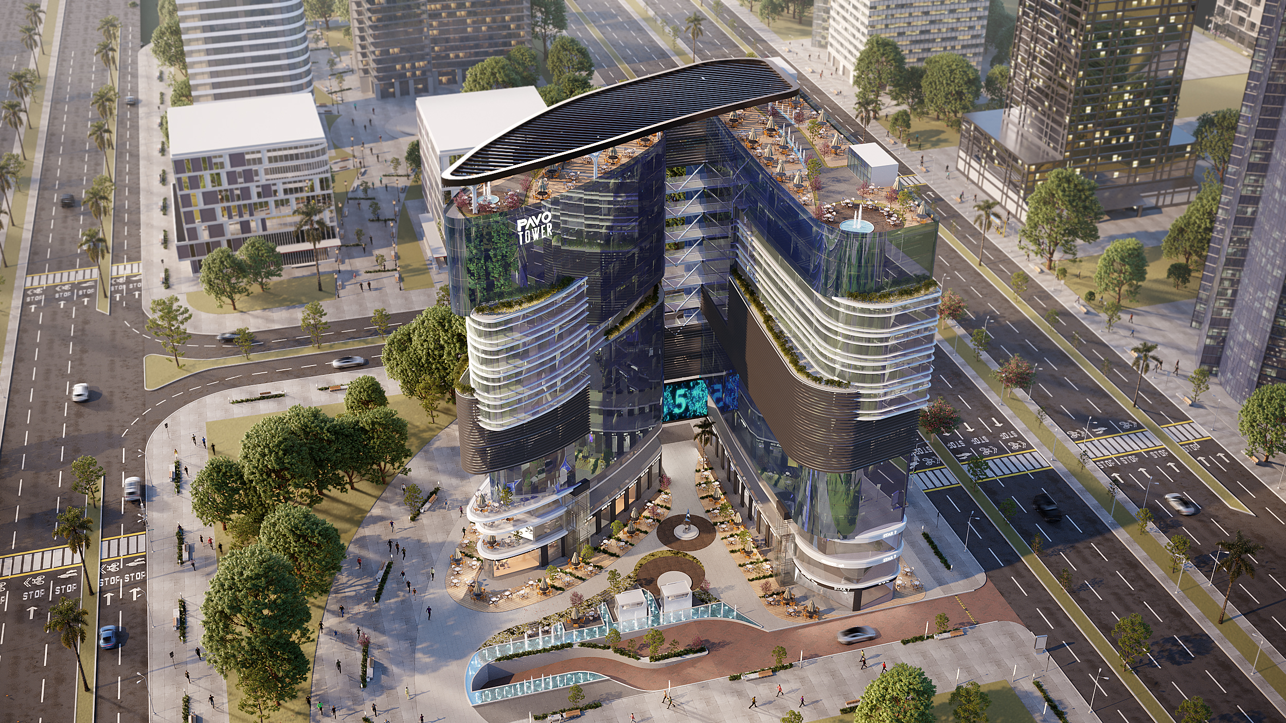 帕沃大厦丨埃及丨Hafez consultants-13