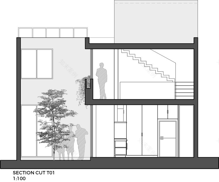 墨西哥双独栋住宅的“庭院”设计-18
