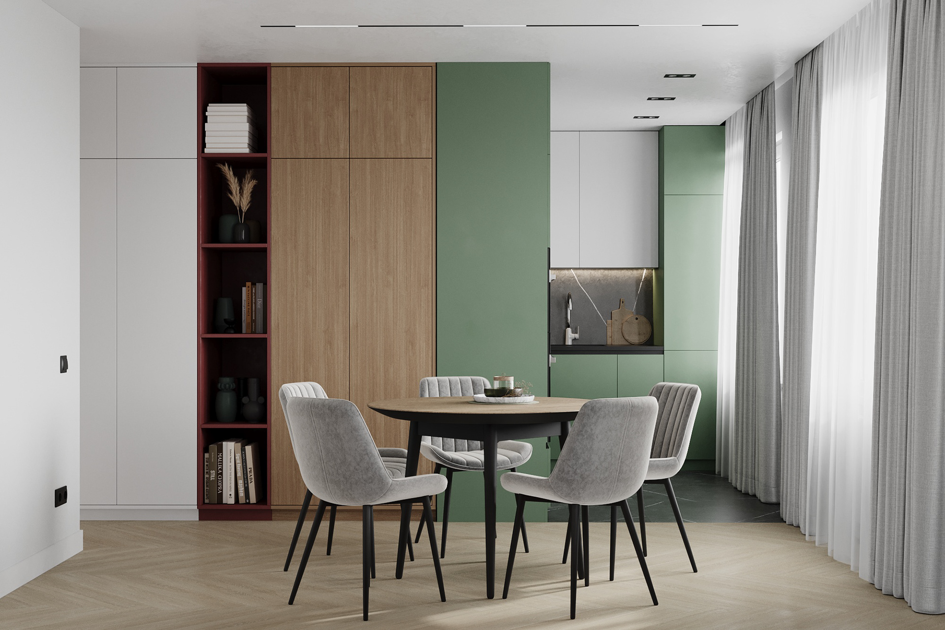 Bright apartment - 3D visualization | Interior design-13