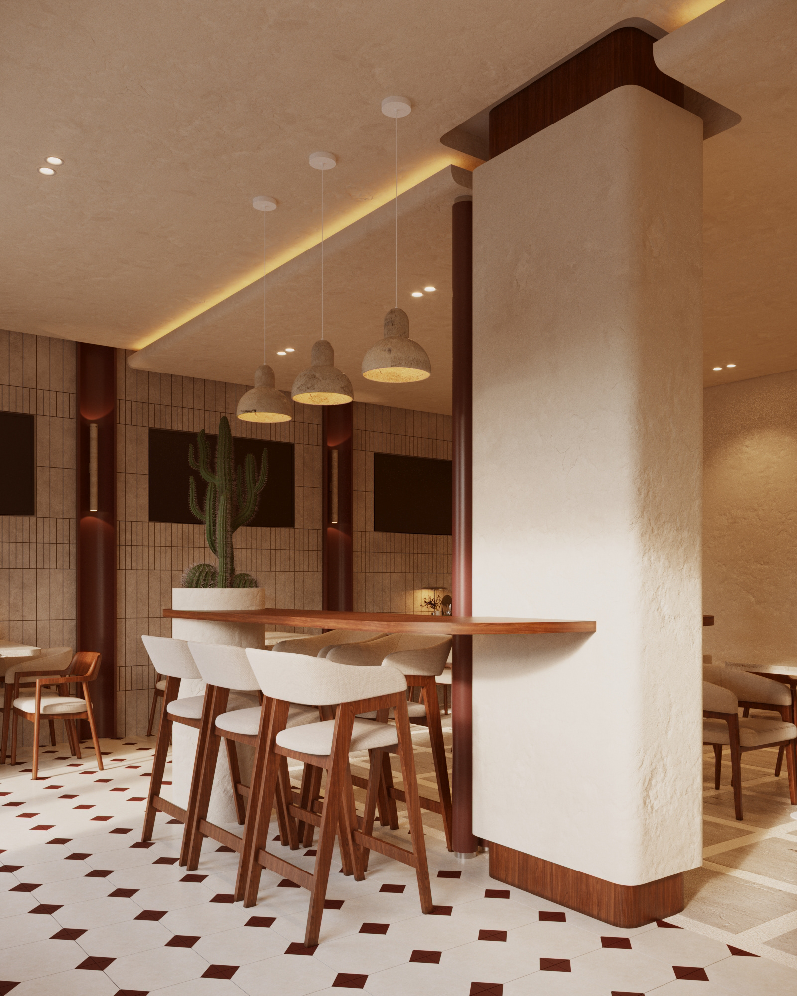 埃里克咖啡馆与餐厅丨埃及开罗丨DEN Projects-10