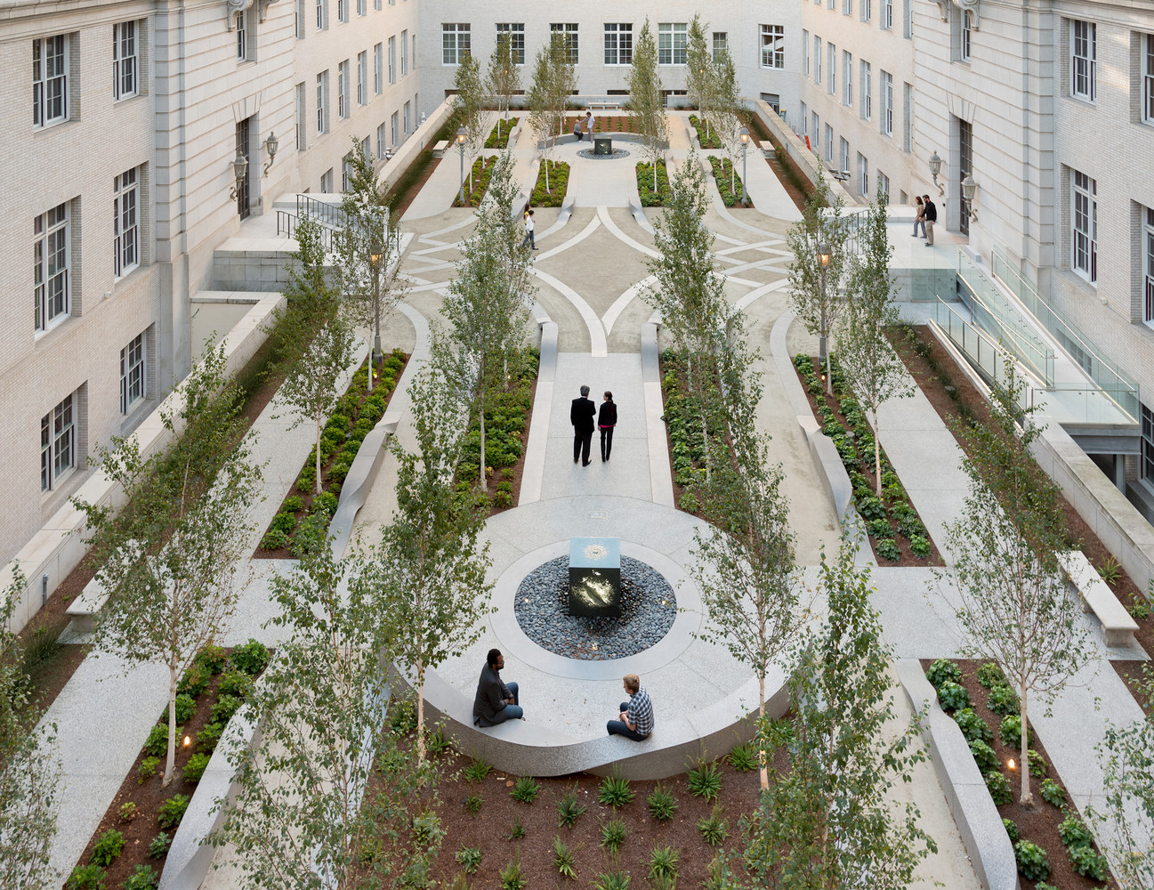 美国加州旧金山联合国广场 50 号总务管理局艺术和建筑项目景观雕塑丨Cliff Garten 工作室-17