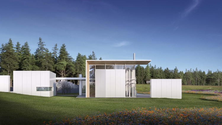 Richard Meier - Partners Designs Two Villas for Ground-32