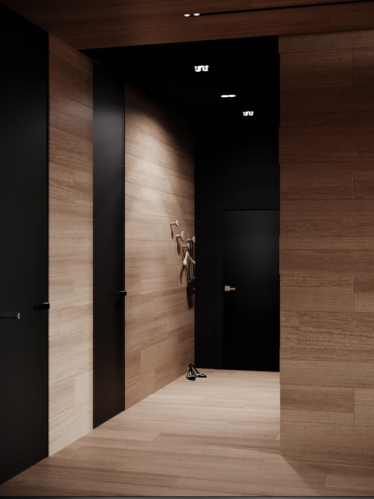 120m²现代风住宅，高级灰与木色的经典搭配-17