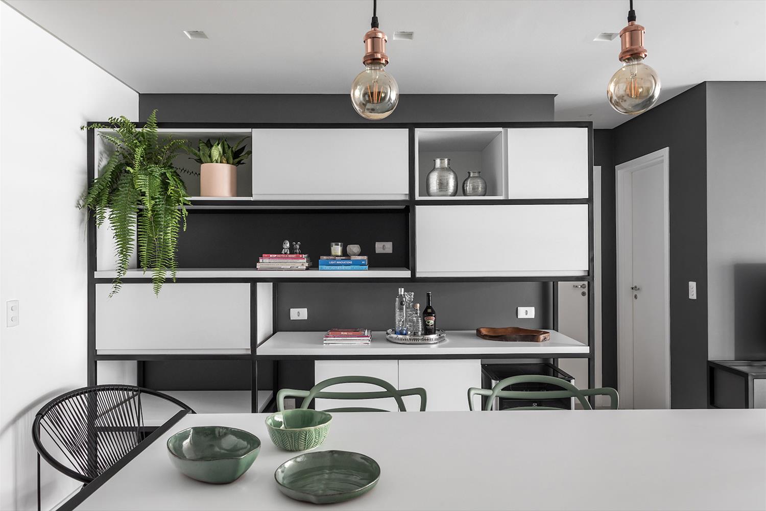 巴西 PR 公寓 | 多功能空间与自然元素的完美结合-6