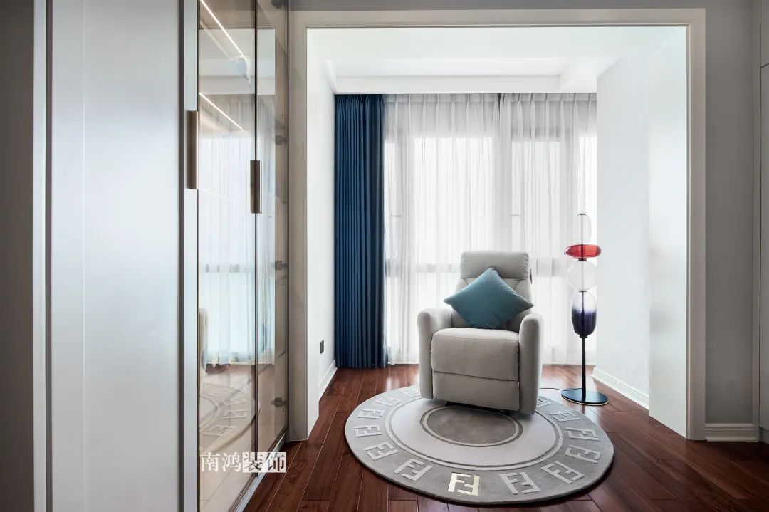 胡桃木风情 · 现代风格三室两厅设计丨浙江南鸿装饰-65