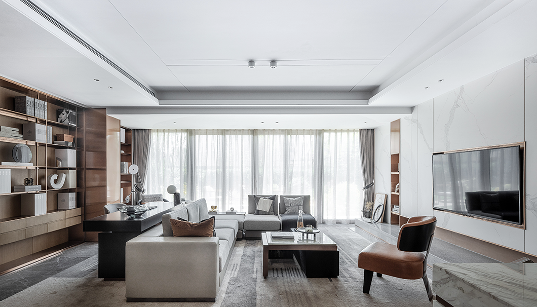 现代城市别院 | 简约几何与激情色彩的完美融合-3