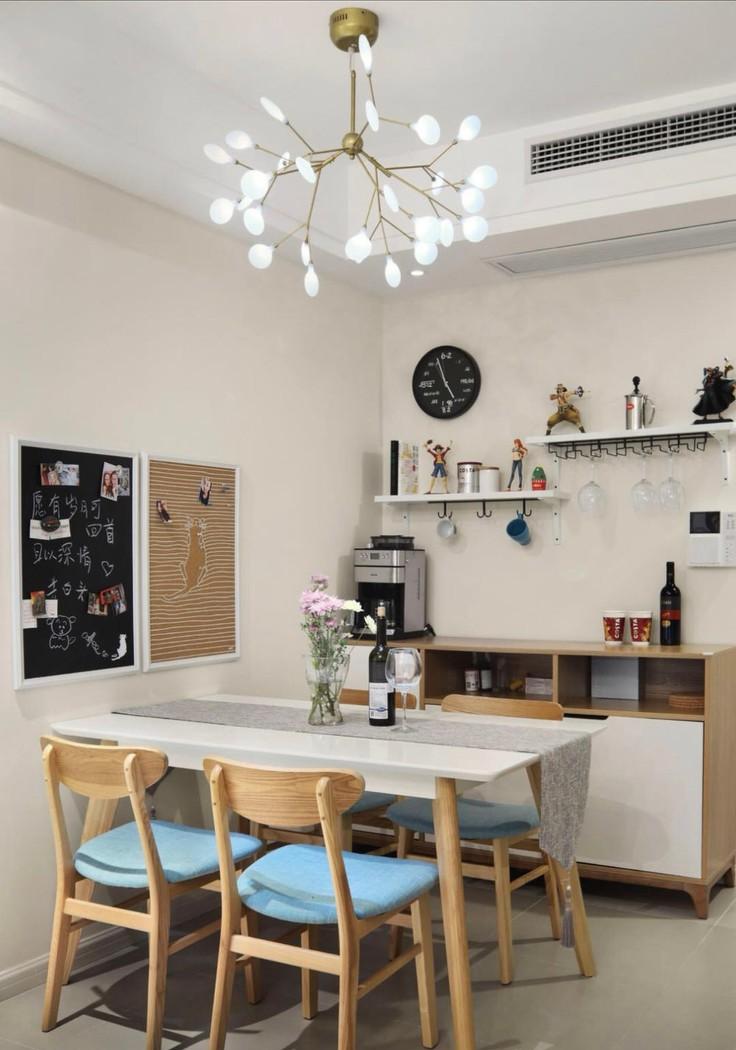 60 平北欧风双儿童房设计,餐厅、客厅、卧室亮点纷呈-4