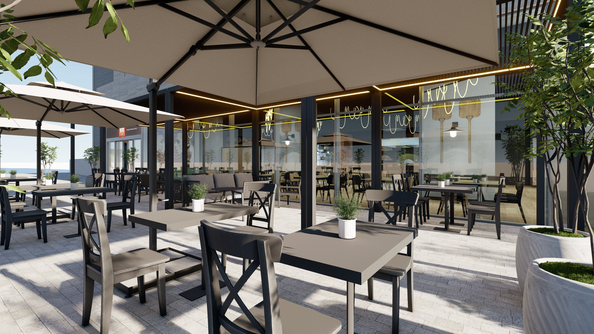 Atelier Domh 披萨店室内设计-27