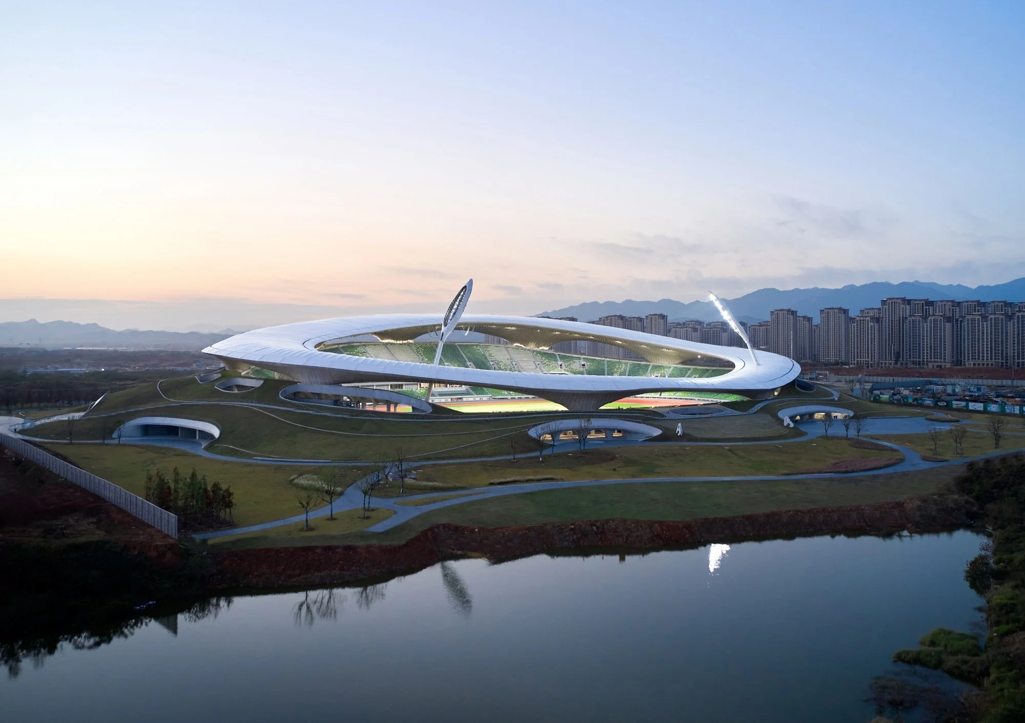 Quzhou Sports Campus（衢州体育校园）丨中国衢州丨MAD Architects-22