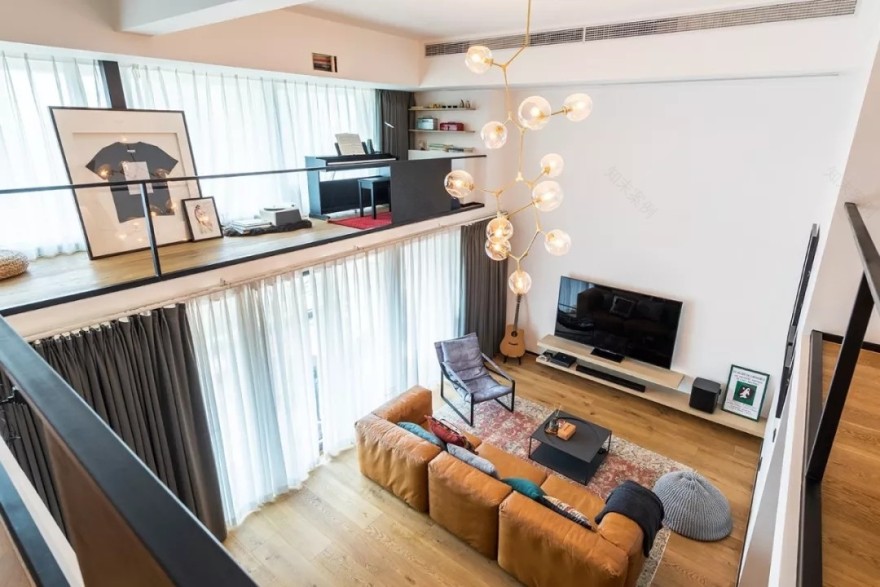 杭州复式大挑空的住宅-14