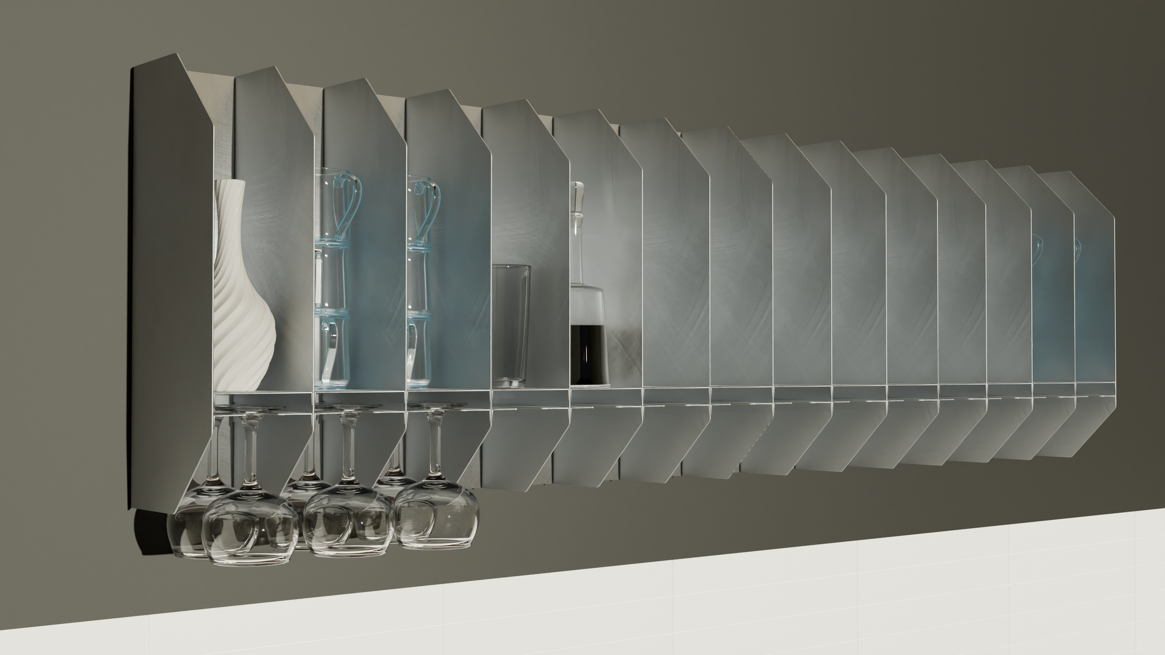 Metal shelf, ANIMATION-0
