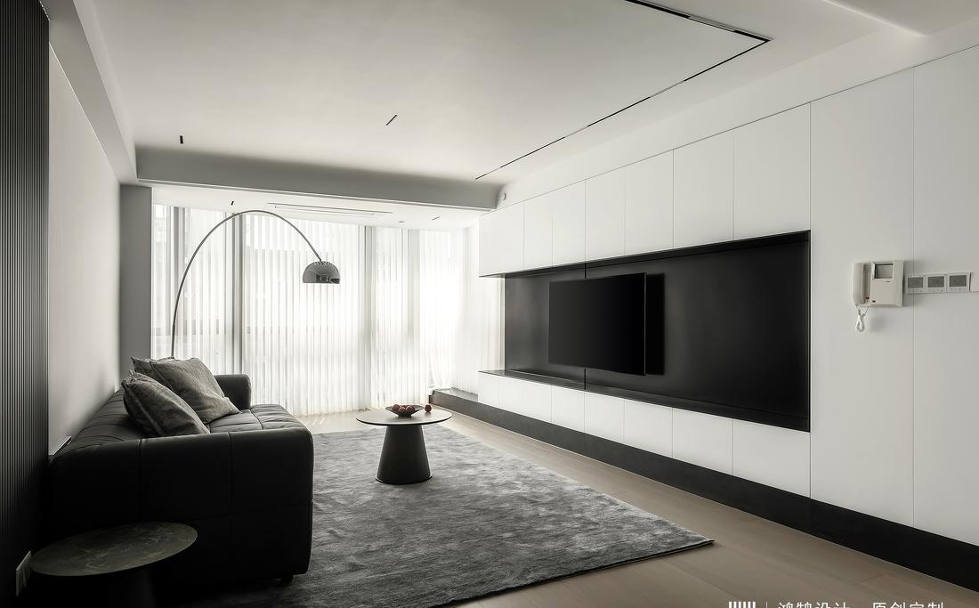 110㎡禁欲系现代风住宅-5