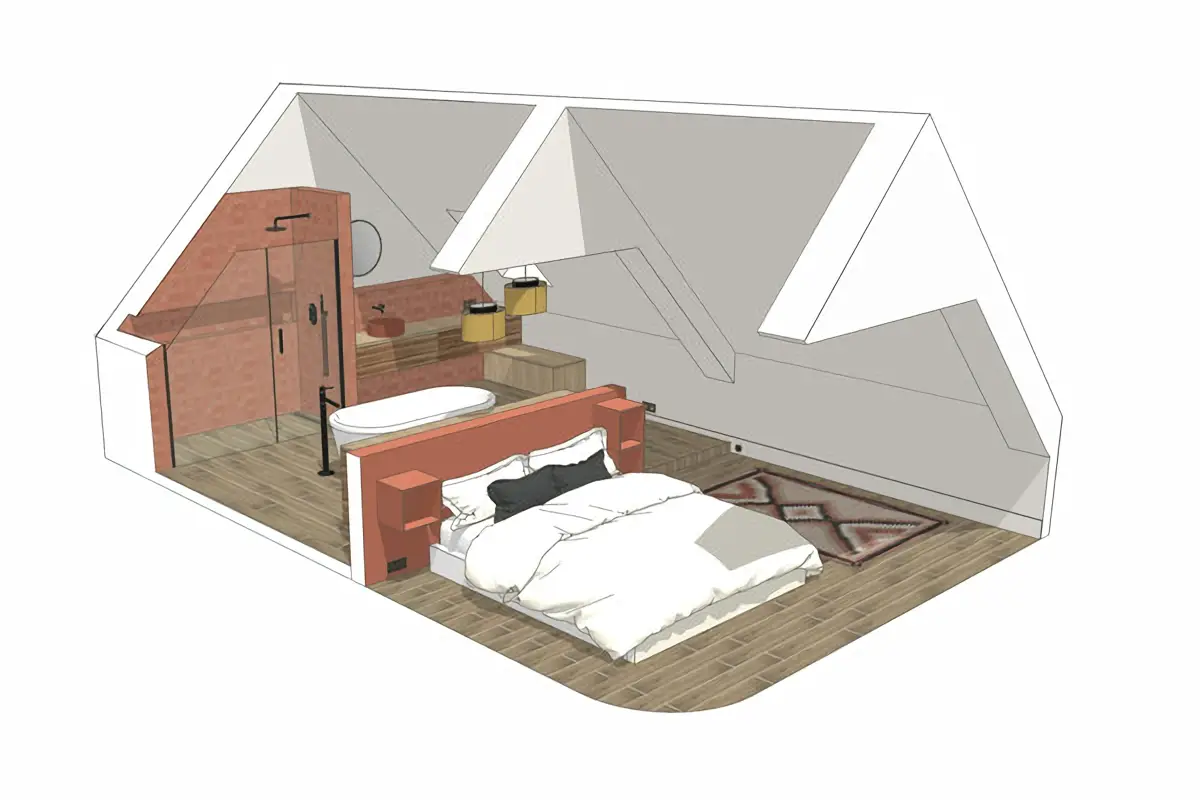 阁楼卧室的个性化设计魅力-12