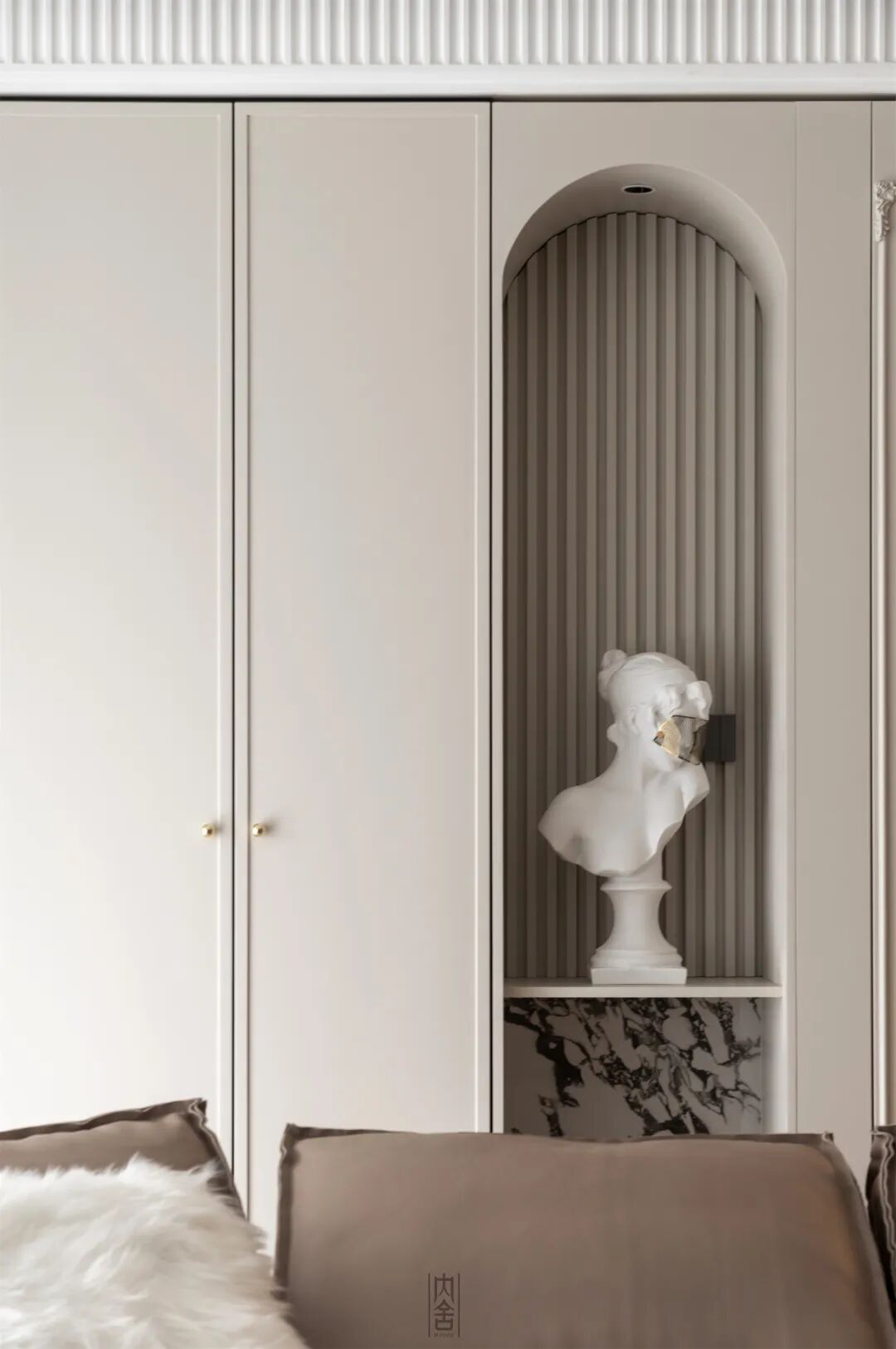 内舍软装丨179㎡法式轻奢风，精致奢华与梦幻浪漫的完美碰撞~-18