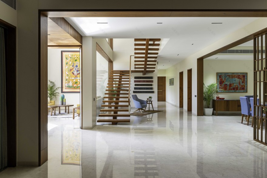 白宫丨印度丨The Grid Architects-14