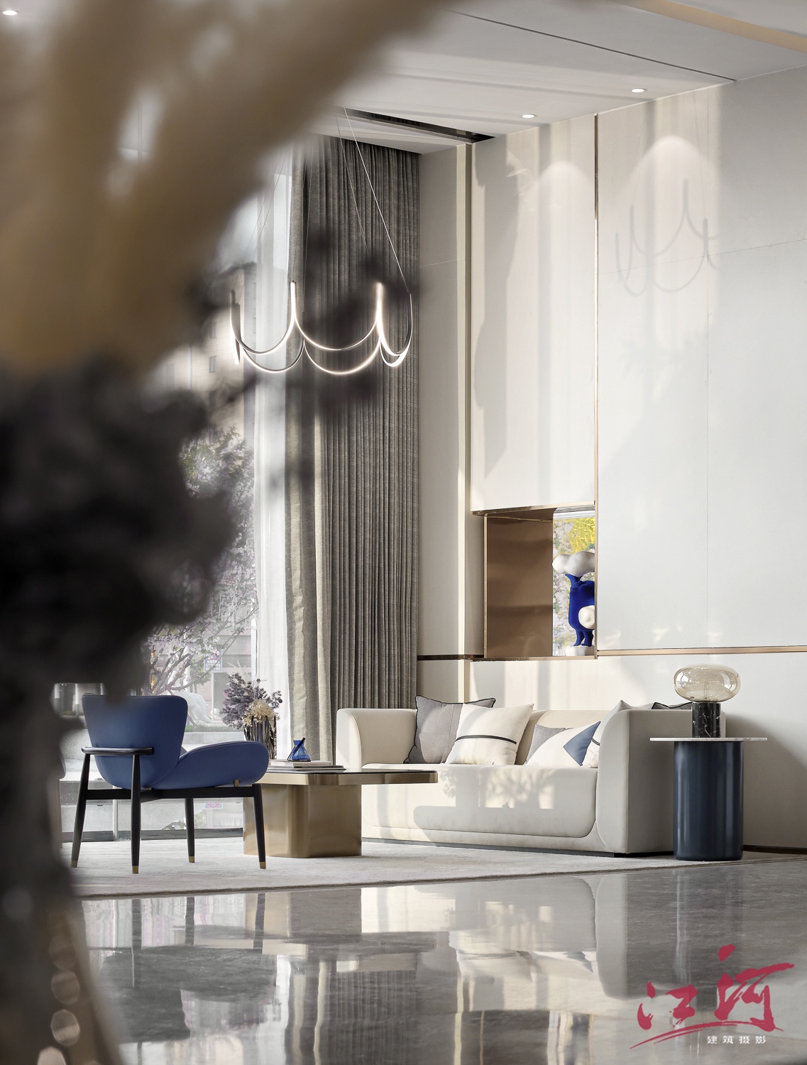 鹿鸣见山售楼处|售楼处拍摄|售楼处空间摄影|销售中心-10