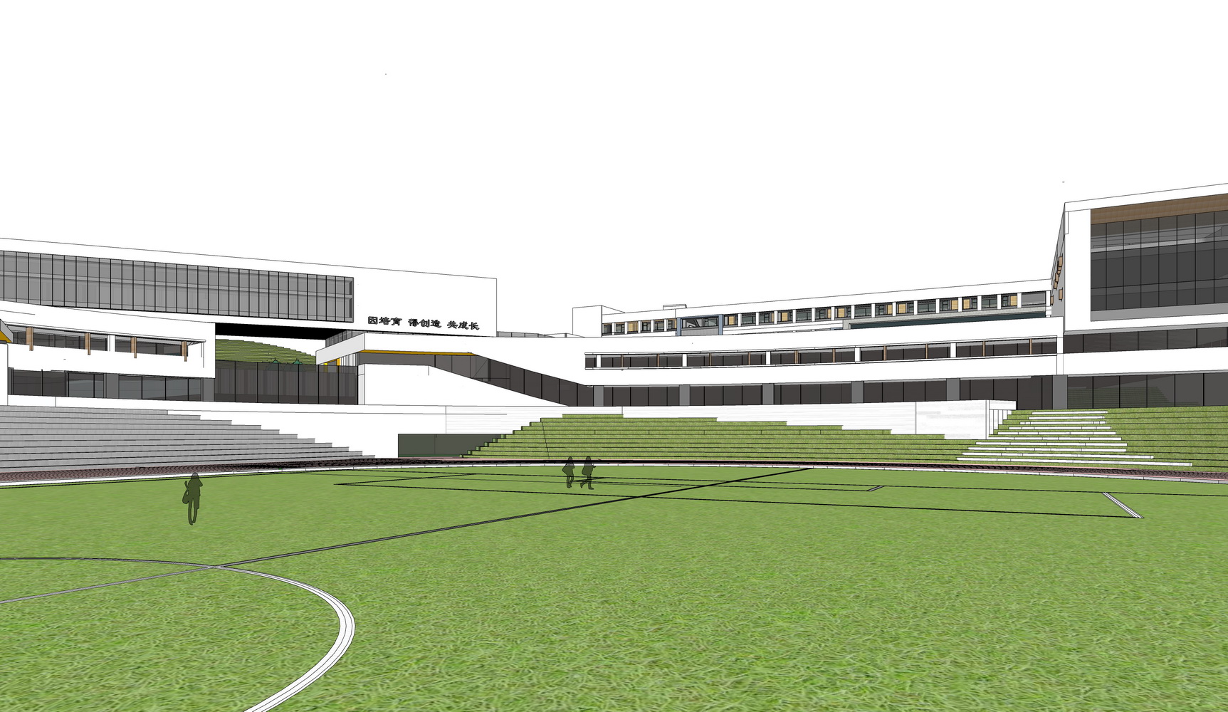 北大培文国际学校SU模型-7