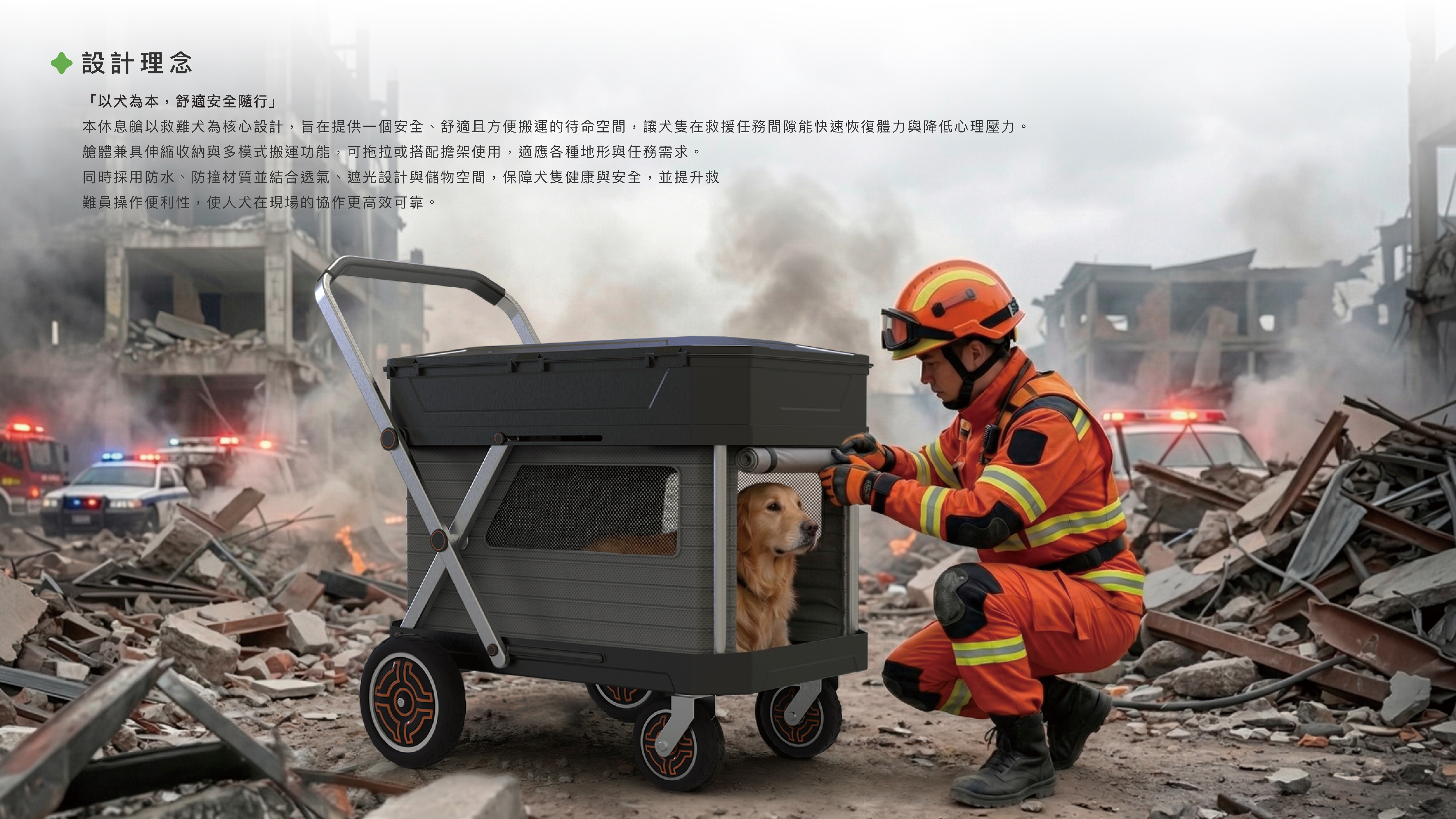 X-CART 救難犬行動休息艙-2
