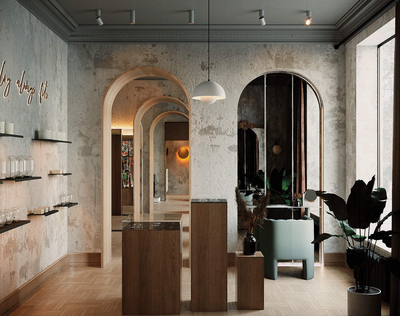 极具特色的商业空间，简洁而独特的设计-22