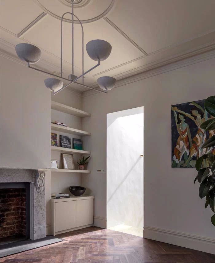 伦敦住宅的黄铜魅力-53