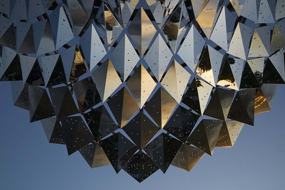 "Cosmos | Intuitive Surgical 校园的动态遮阳艺术装置"-11