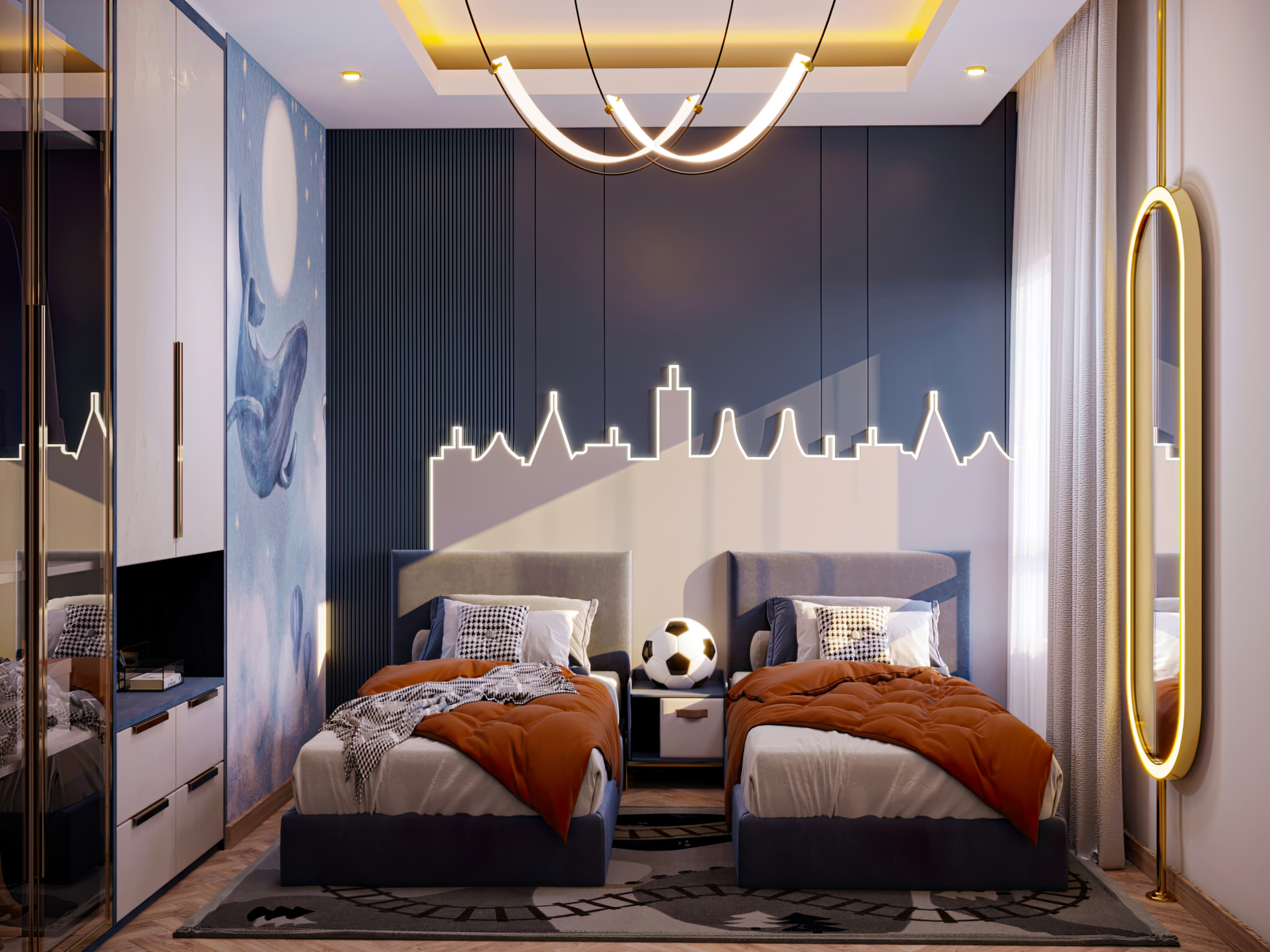 Children's bedroom interior design-0