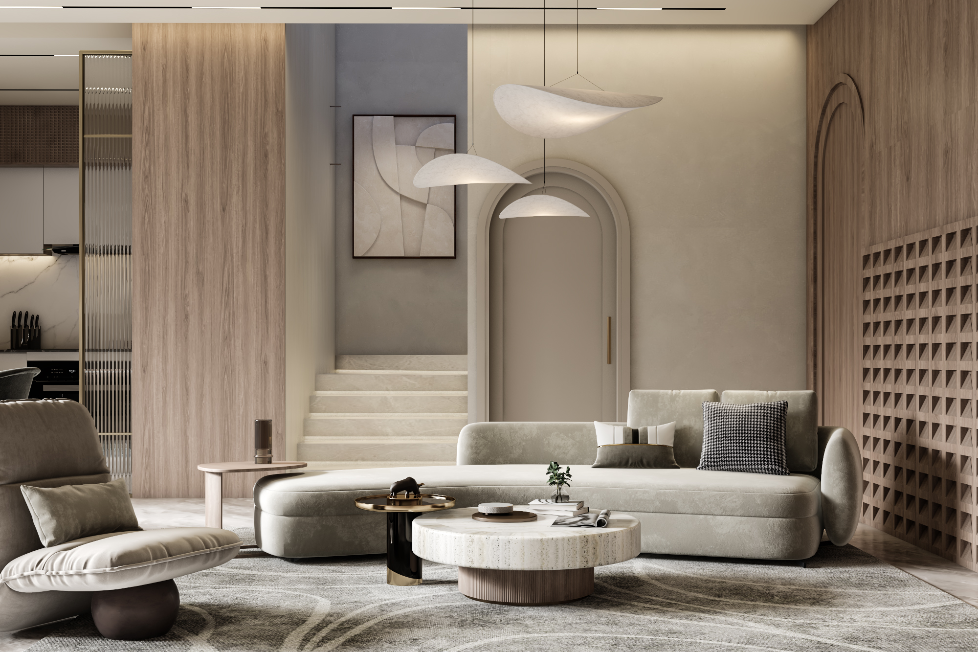 Villa Livingroom Located in KSA-0