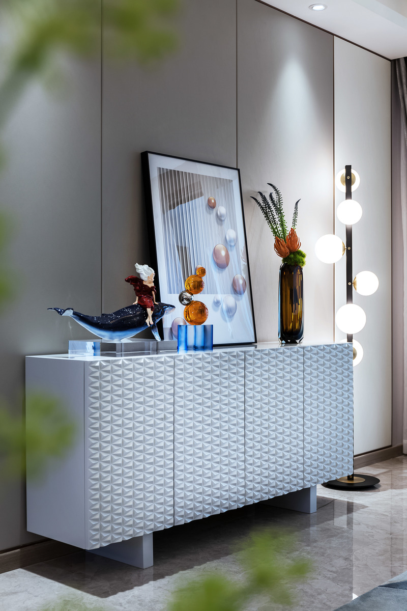 福建莆田璞悦风华110户型样板房 | 现代简约融入海洋元素-13