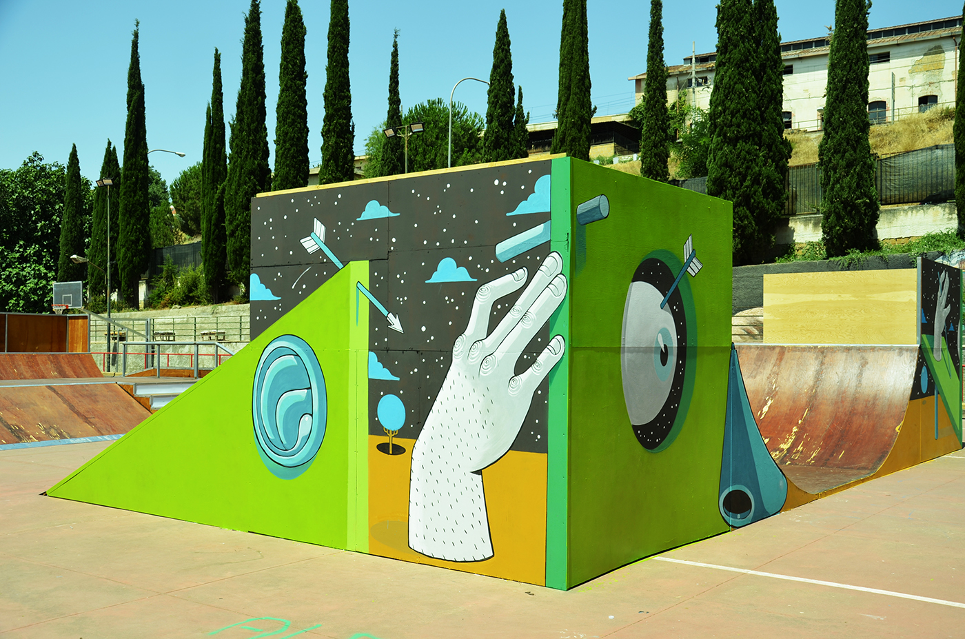 神秘幻境——意大利 Caltanissetta 滑板公园-1