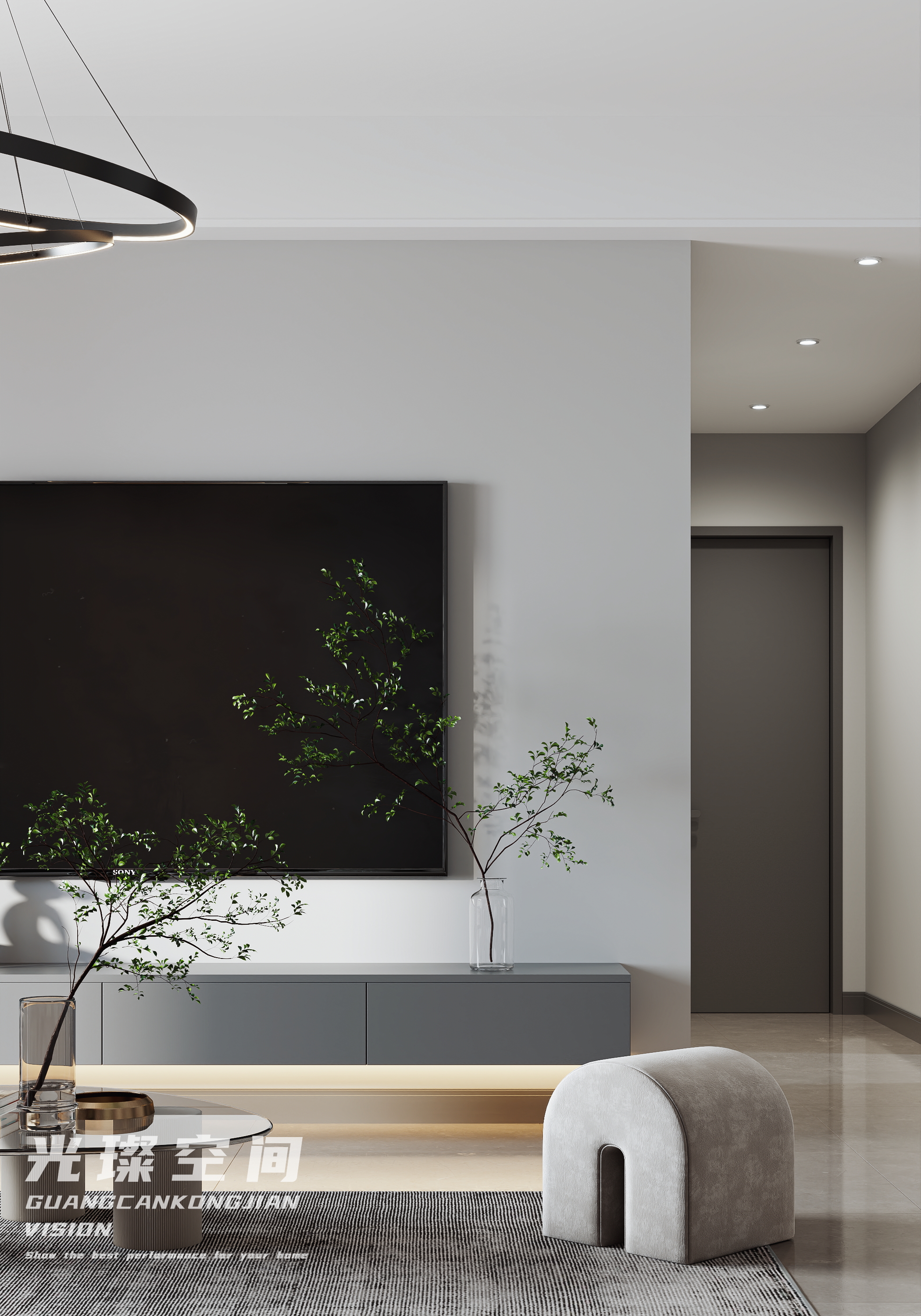 光璨空间 · 现代风格客餐厅-3