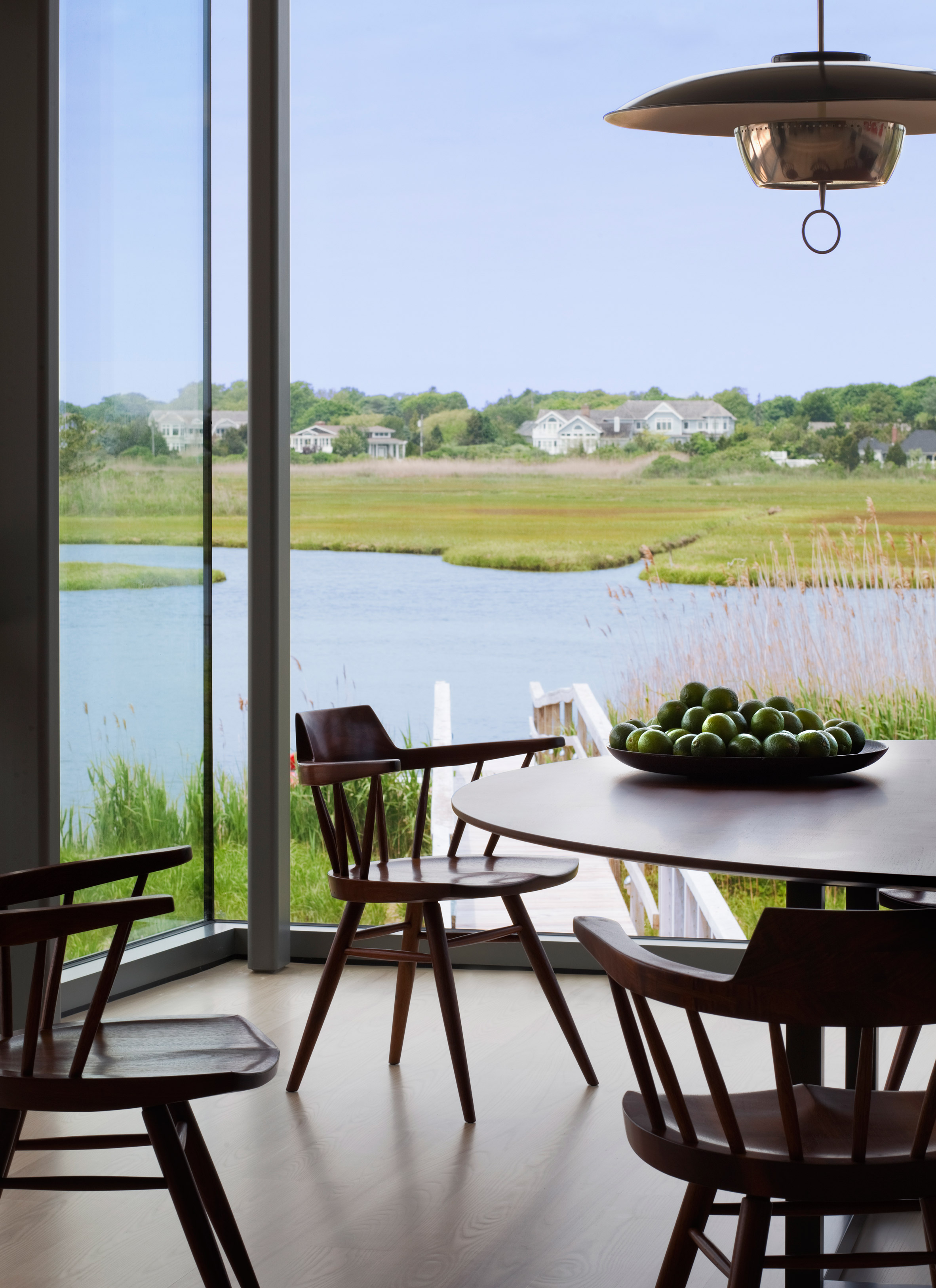 Leroy Street Studio lifts Hamptons house above the water on stilts-20
