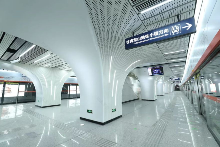 武汉首座四层地铁车站惊艳亮相-61