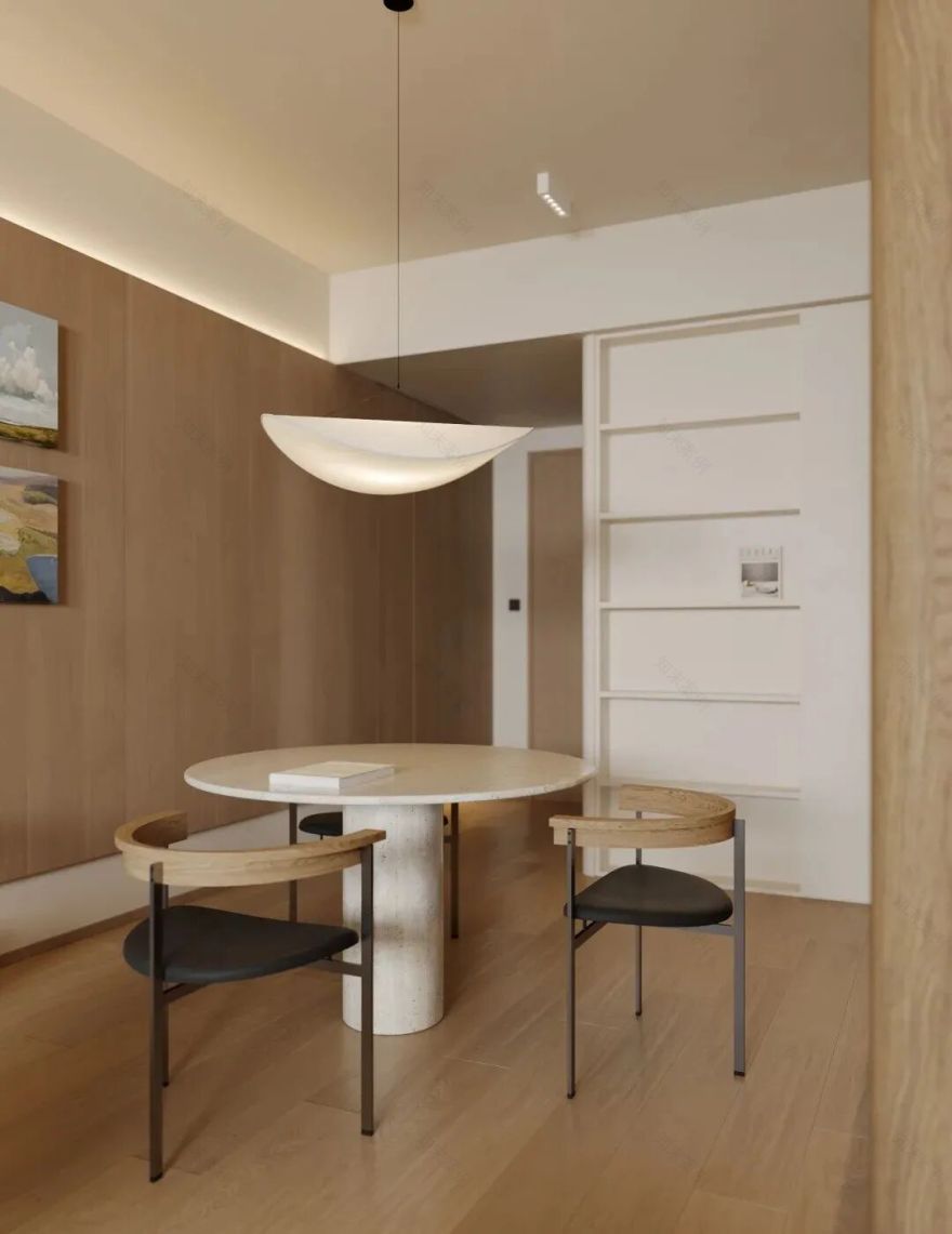 Color/松弛感|香港760呎奶油色空间升级改造-12