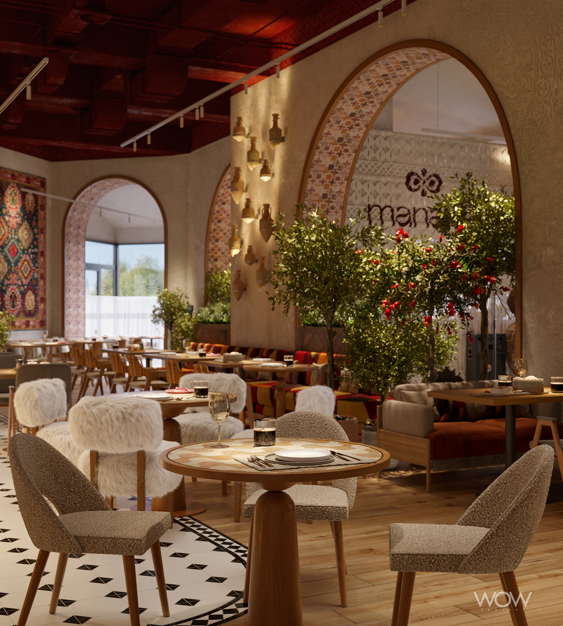玛娜娜餐厅丨乌兹别克斯坦塔什干丨WOW Project-9