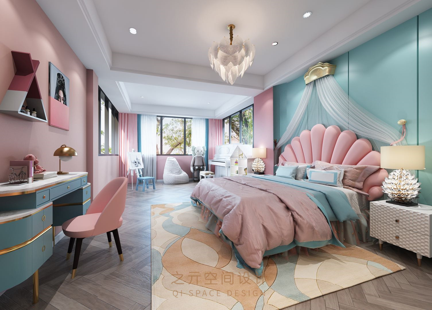 亓作 | 用一首现代诗歌礼赞生活 500㎡现代风格墅居                     -6