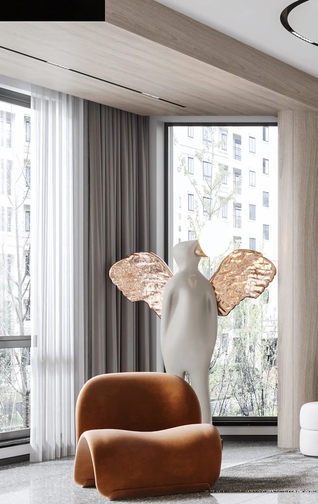 轻奢韵律 · 香港 CSD 设计事务所打造的艺术住宅丨中国长沙-7