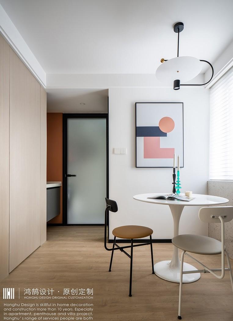 鸿鹄设计上海平层 | 多功能榻榻米书房++ 阳台，美观实用-14