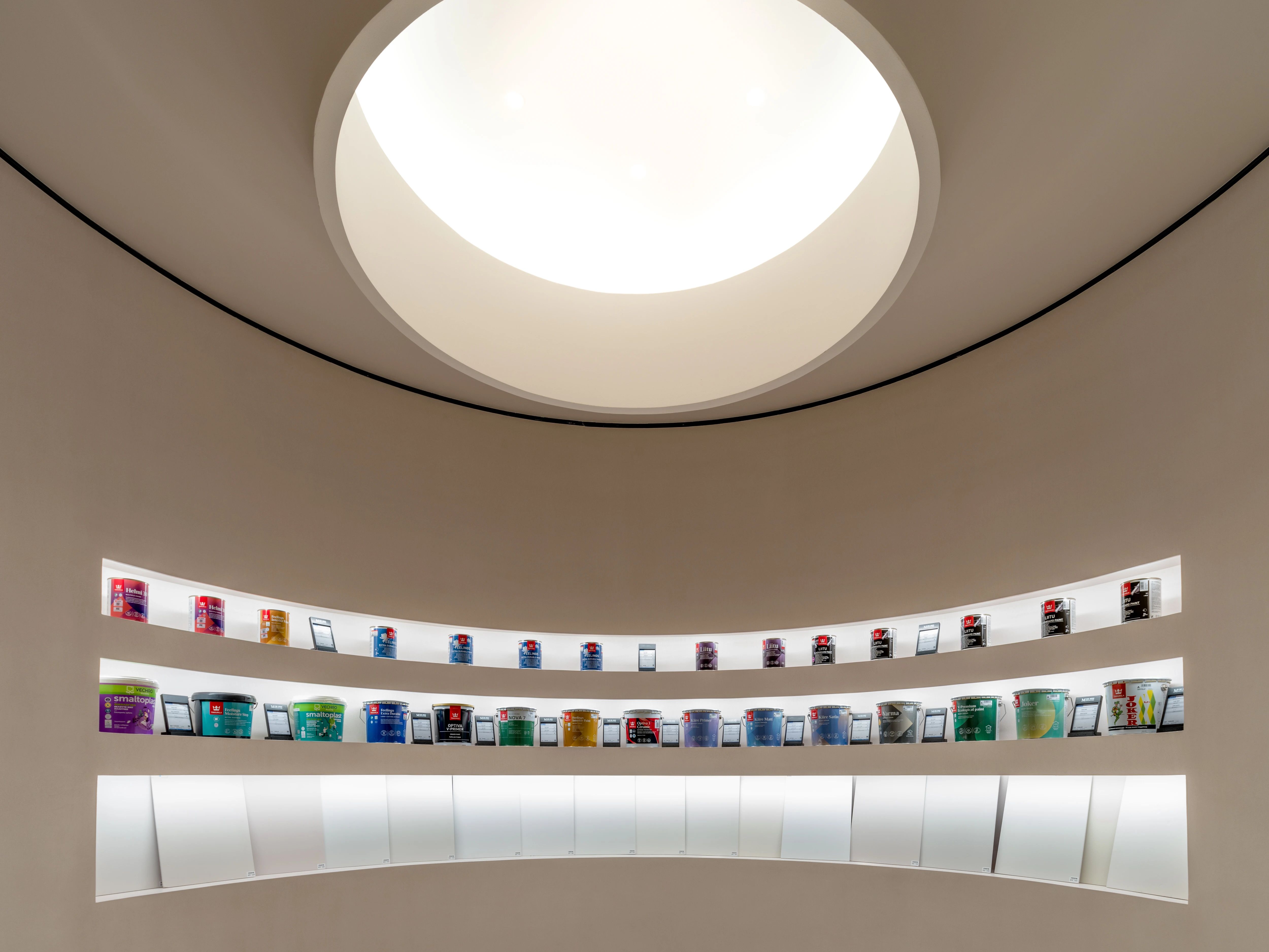 胡同儿“艳遇”,芬琳漆涂料展厅丨北京奈凡设计事务所-23