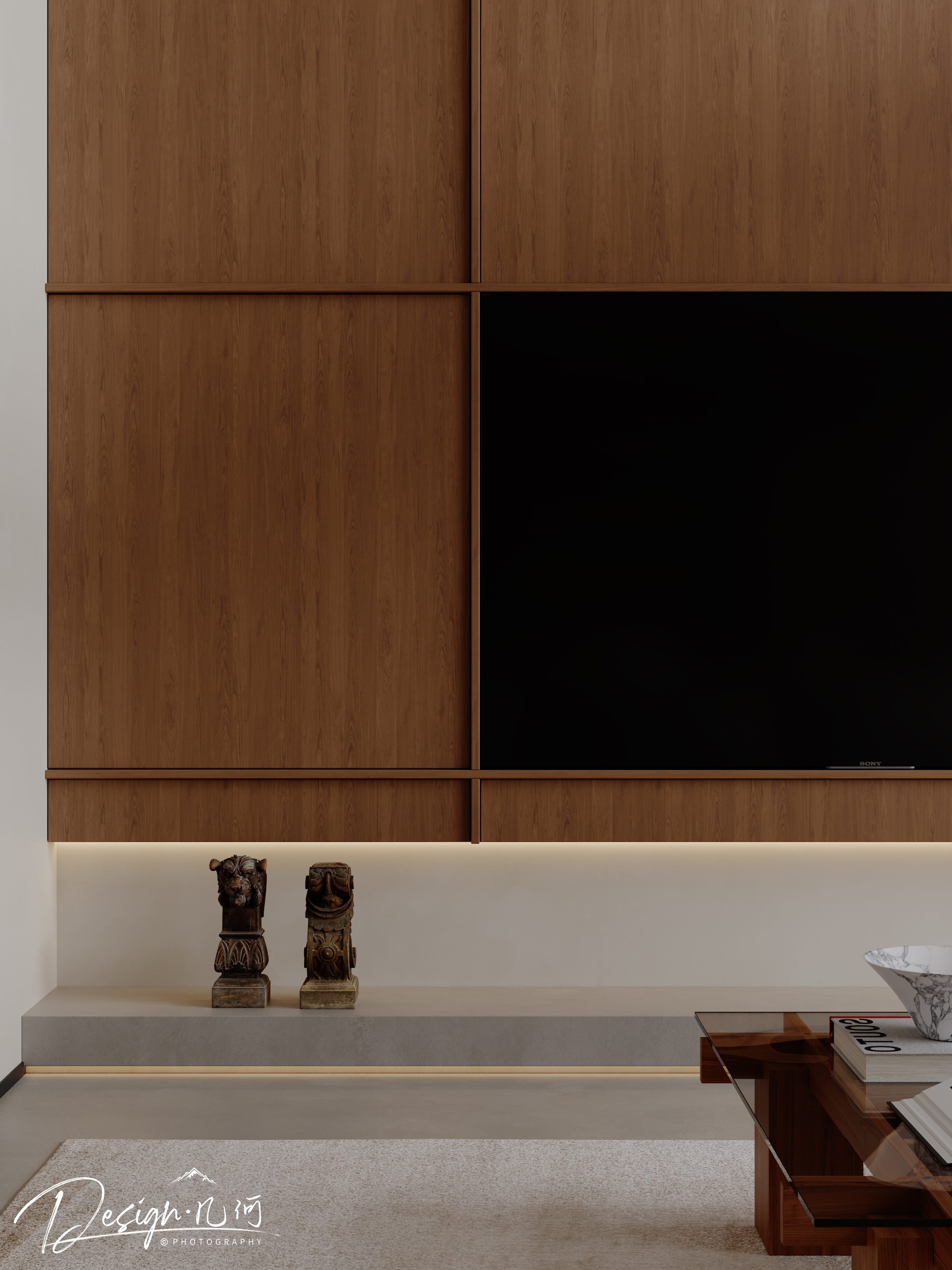 几何空间视觉表现 | 天玺湾中古风客餐厅（阴天篇）-18