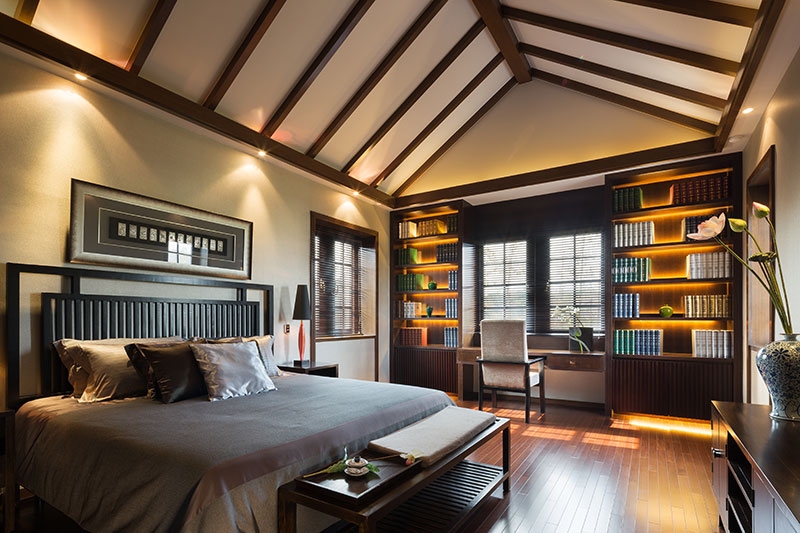 中星红庐中式别墅样板房-20