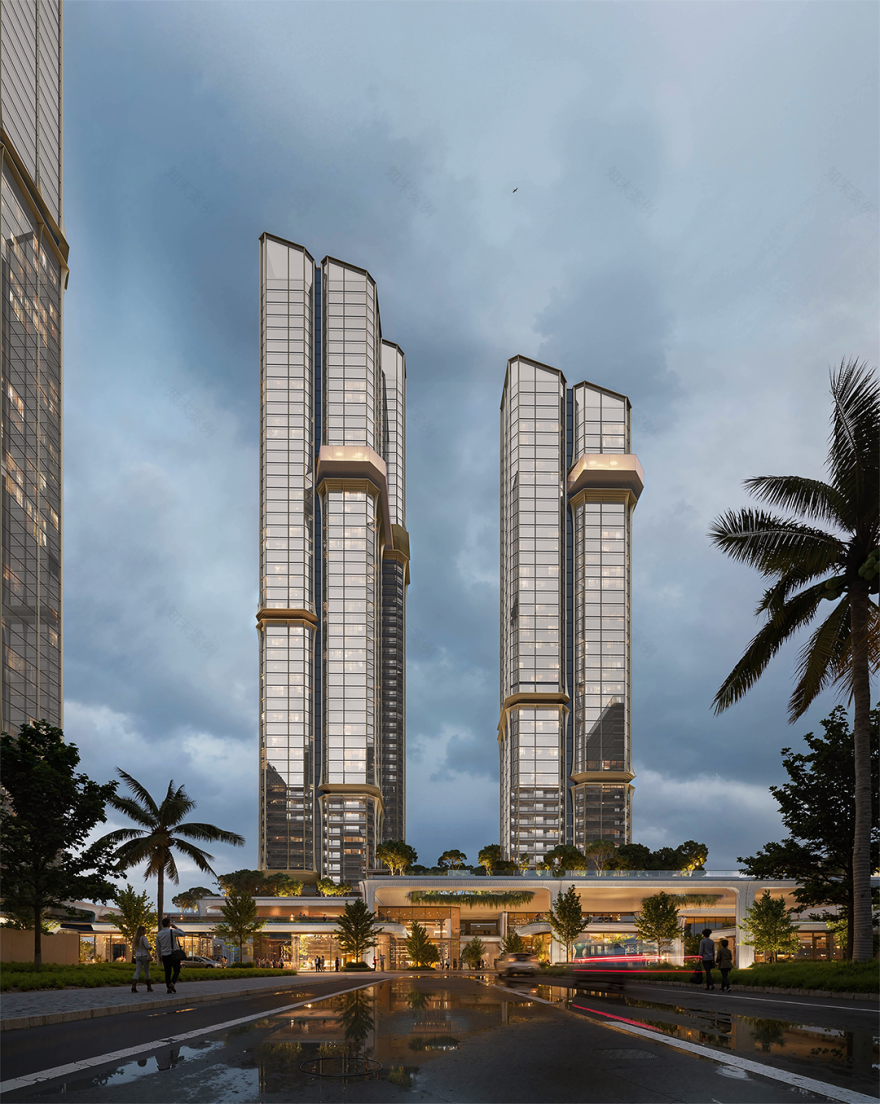 深圳后海“地王”公开招标优胜方案丨中国深圳丨line+建筑事务所-7