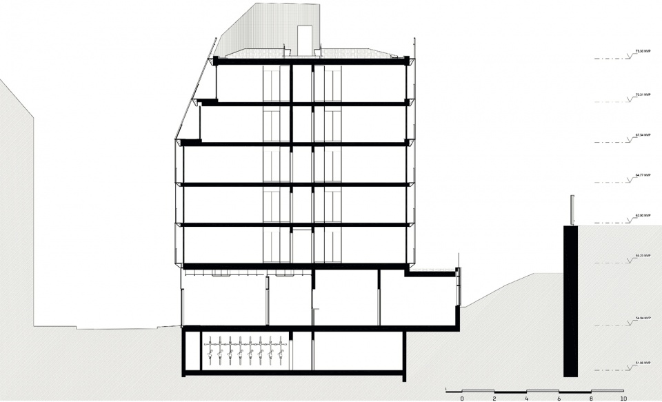 巴黎 Rue Castagnary 住宅综合体丨法国巴黎丨TANK-55