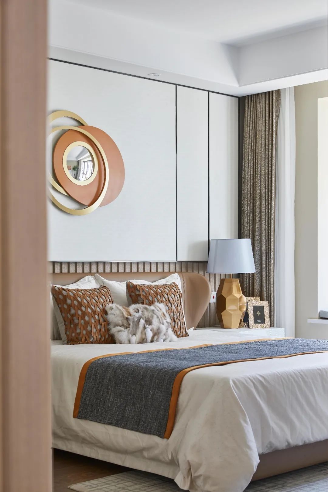 无锡栖霞建设天樾府样板房 | 纽约大都会风格融入生活空间-28