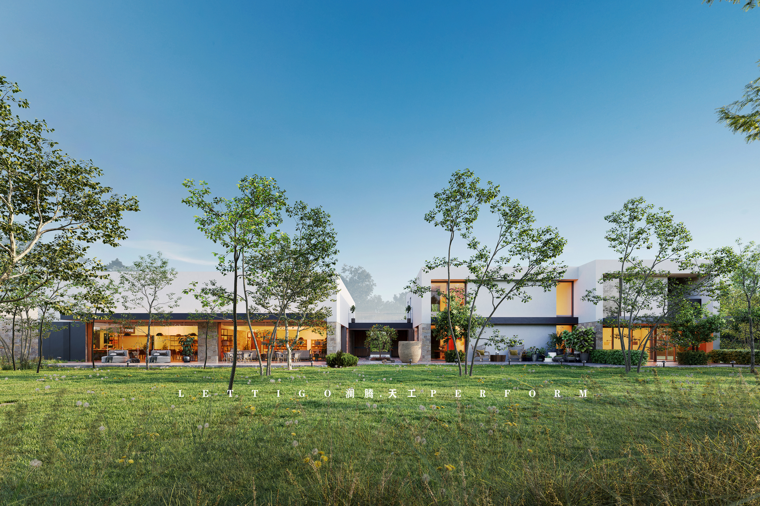 建筑之美|现代别墅|园林景观-6