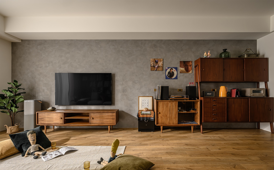 89㎡现代简约风餐厅改休闲区设计-10